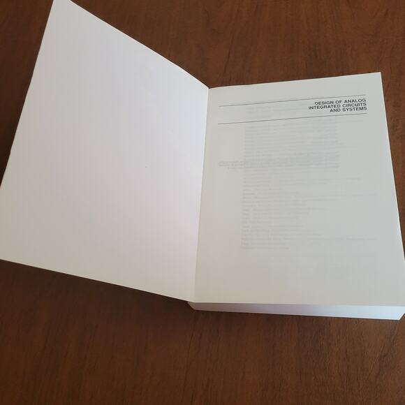 Design of Analog Intergrated Circuits and Systems Kenneth R. Laker Paperback - Picture 4 of 8